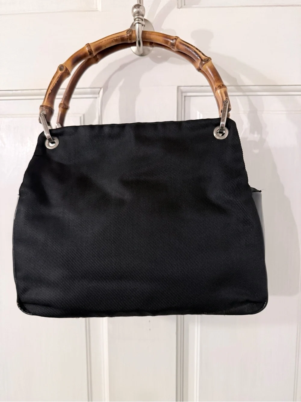 Gucci Black Bamboo-Handle Women’s Handbag - Picture 2 of 11